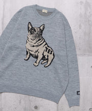 TES VINTAGE BUHI JQ CREWNECK KNIT / クルーネックニット