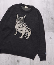 TES VINTAGE BUHI JQ CREWNECK KNIT / クルーネックニット