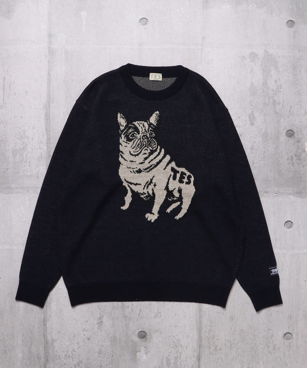 TES VINTAGE BUHI JQ CREWNECK KNIT / クルーネックニット