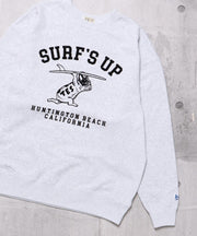 TES SURF'S UP FLOCKY CN SWEAT / クルーネックスウェット