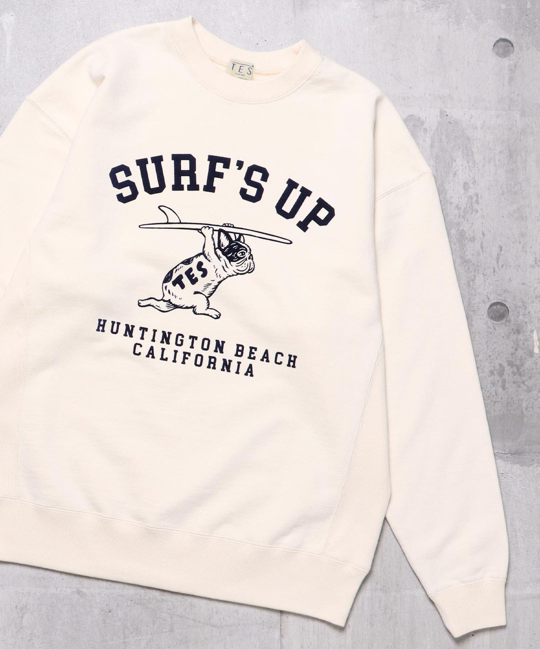 TES SURF'S UP FLOCKY CN SWEAT / クルーネックスウェット – TES | THE ENDLESS SUMMER