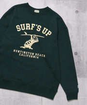 TES SURF'S UP FLOCKY CN SWEAT / クルーネックスウェット