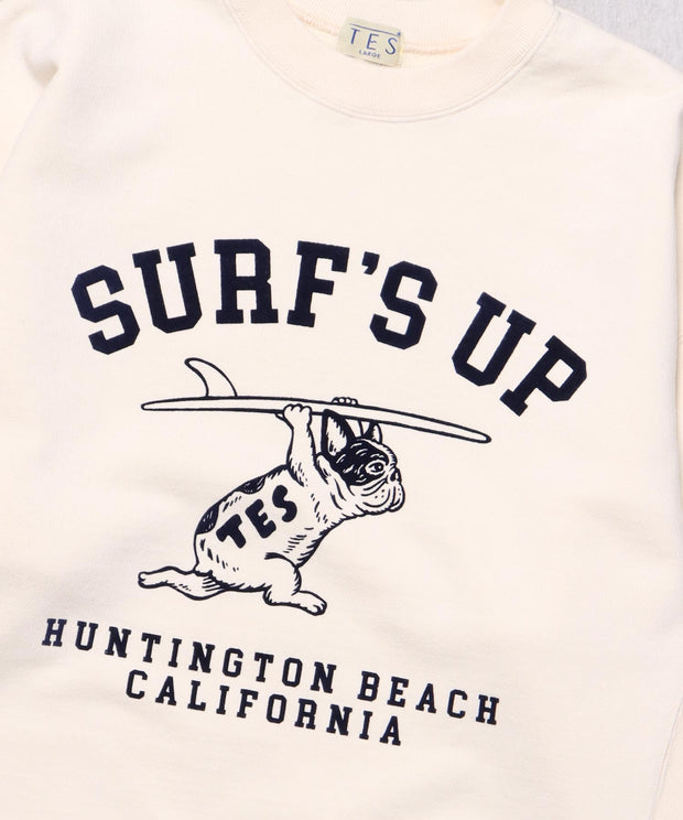 TES SURF'S UP FLOCKY CN SWEAT / クルーネックスウェット