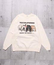 《一部予約商品》TES 4BUHI CN SWEAT / クルーネックスウェット