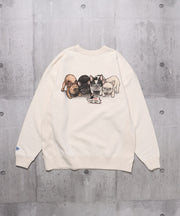 《一部予約商品》TES 4BUHI CN SWEAT / クルーネックスウェット