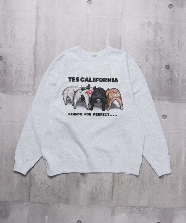 《一部予約商品》TES 4BUHI CN SWEAT / クルーネックスウェット