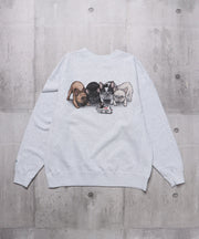 《一部予約商品》TES 4BUHI CN SWEAT / クルーネックスウェット