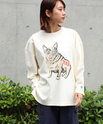 TES BUHI LONG SLEEVE FOOT BALL TEE / フットボールT