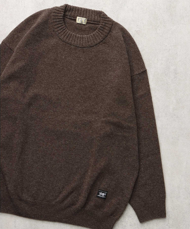 【WEB / FLAG SHOP限定】《11月下旬お届け予定》TES JAPAN WOOL KNIT CN /クルーネックニット