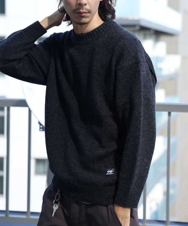 【WEB / FLAG SHOP限定】《11月下旬お届け予定》TES JAPAN WOOL KNIT CN /クルーネックニット