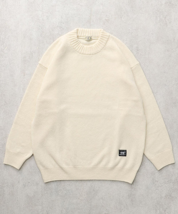 【WEB / FLAG SHOP限定】《11月下旬お届け予定》TES JAPAN WOOL KNIT CN /クルーネックニット