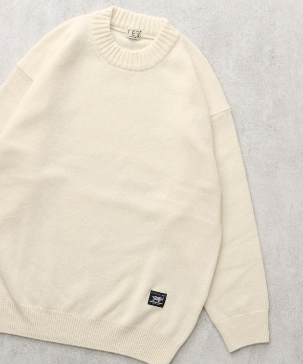 【WEB / FLAG SHOP限定】《11月下旬お届け予定》TES JAPAN WOOL KNIT CN /クルーネックニット