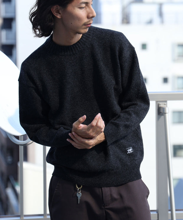 【WEB / FLAG SHOP限定】《11月下旬お届け予定》TES JAPAN WOOL KNIT CN /クルーネックニット