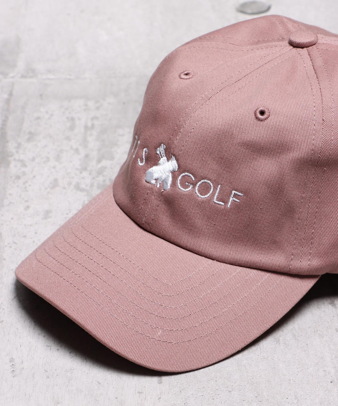 ピンク GOLF 刺繍キャップ 10月下旬お届け予定》TES GOLF EMB LOW CAP | キャップ – TES | THE