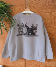 《12月下旬お届け予定》【WEB / FLAG SHOP限定】TES VTG 4BUHI BIG SWEAT CREWNECK /オーバーサイズ・ビッグシルエット・クルーネック