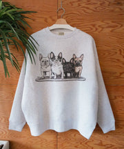 《12月下旬お届け予定》【WEB / FLAG SHOP限定】TES VTG 4BUHI BIG SWEAT CREWNECK /オーバーサイズ・ビッグシルエット・クルーネック