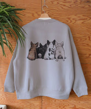 《12月下旬お届け予定》【WEB / FLAG SHOP限定】TES VTG 4BUHI BIG SWEAT CREWNECK /オーバーサイズ・ビッグシルエット・クルーネック