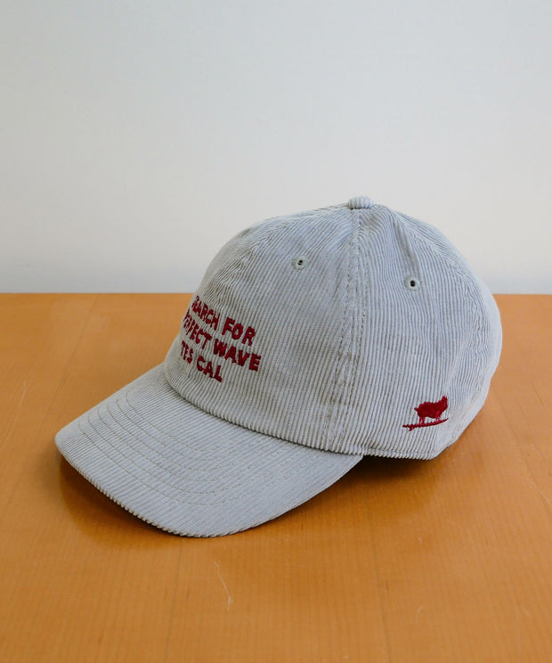 《一部予約商品》【WEB / FLAG SHOP限定】HAND LOGO EMB CORDUROY CAP / キャップ