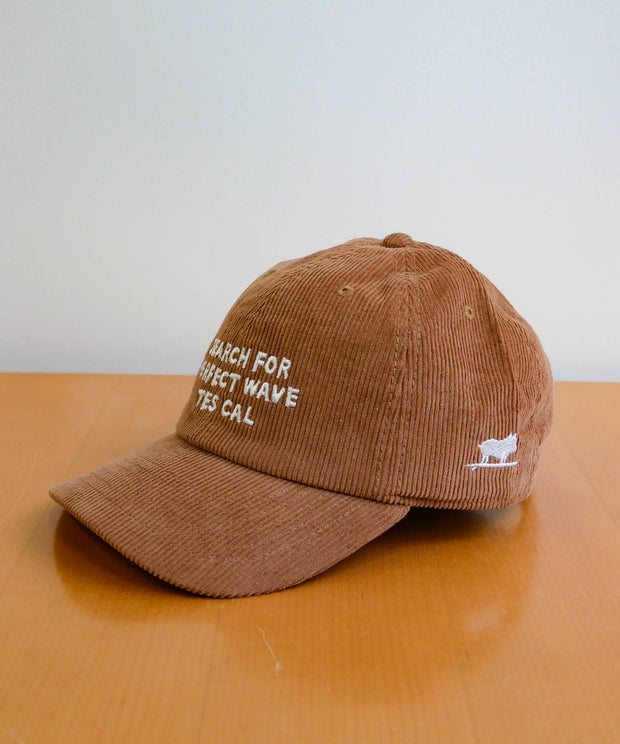 《一部予約商品》【WEB / FLAG SHOP限定】HAND LOGO EMB CORDUROY CAP / キャップ