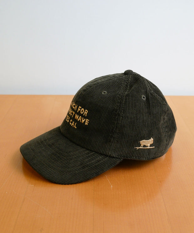 《一部予約商品》【WEB / FLAG SHOP限定】HAND LOGO EMB CORDUROY CAP / キャップ