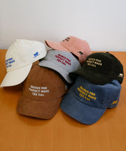 《一部予約商品》【WEB / FLAG SHOP限定】HAND LOGO EMB CORDUROY CAP / キャップ