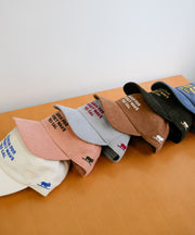 《一部予約商品》【WEB / FLAG SHOP限定】HAND LOGO EMB CORDUROY CAP / キャップ