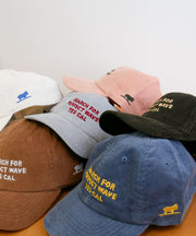 《一部予約商品》【WEB / FLAG SHOP限定】HAND LOGO EMB CORDUROY CAP / キャップ