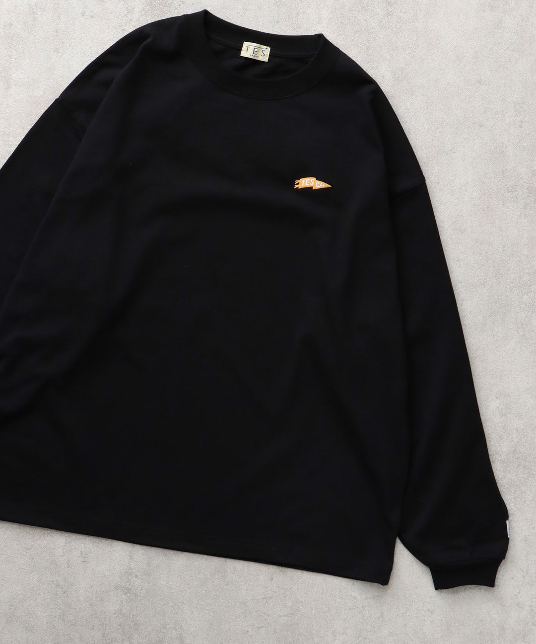 TES LOCAL CREW SAGARA EMB LONG SLEEVE BIG T-SHIRT / ロンT – TES