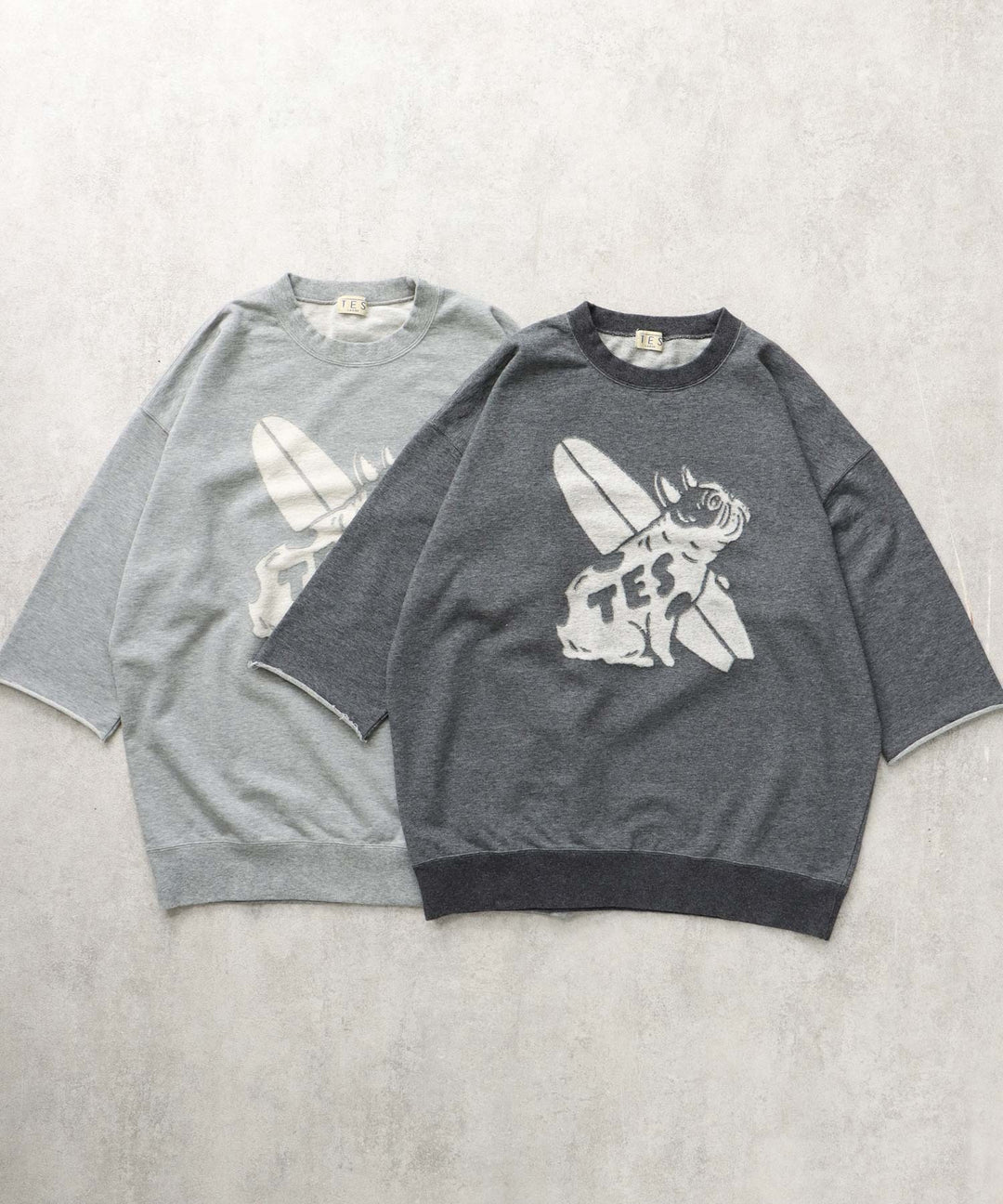 ✨TheEndlessSummer✨TES スウェット 杢グレー DINNER ✨TheEndlessSummer✨TES スウェット 杢グレー DINNER トップス