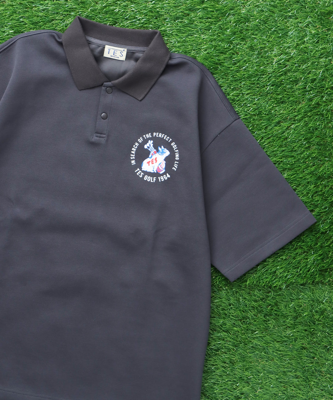 TES BUHI GOLFER BIG POLO / ビッグシルエットPOLOシャツ – TES | THE