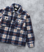 《11月下旬お届け予定》TES BOA SURF CHECK JACKET / ボアジャケット
