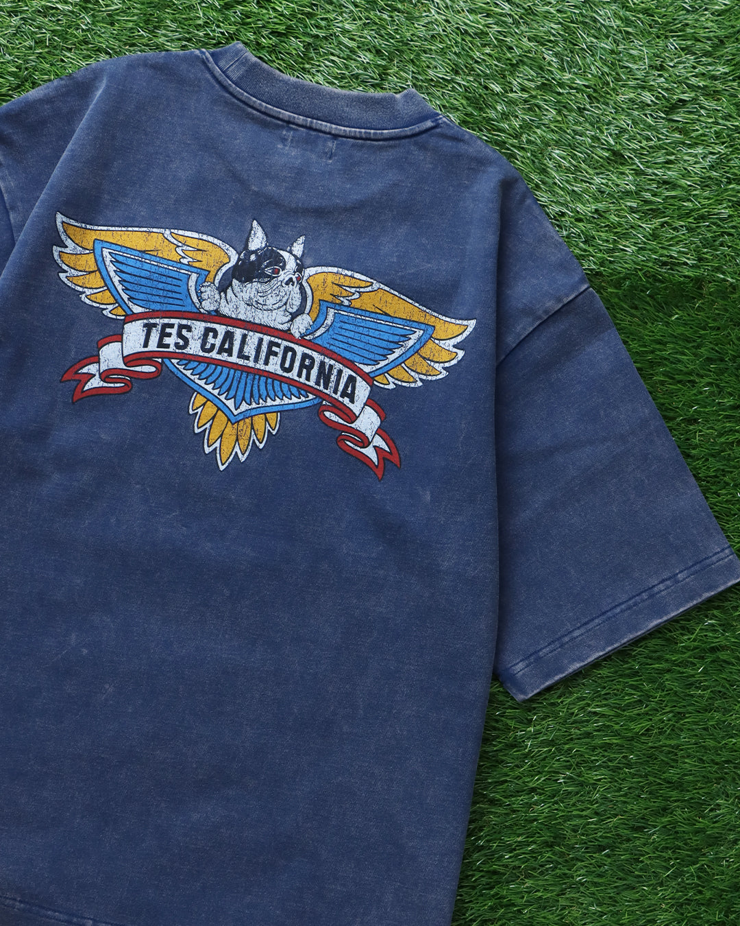 一部予約商品》TES VINTAGE BIKER T-SHIRT / ビッグシルエットTシャツ