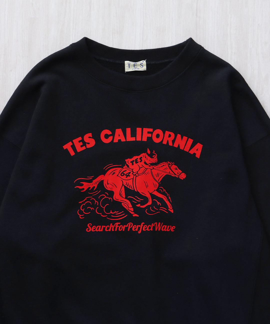 12月下旬お届け予定》TES 2026 HORSE RIDE FLOCKY CN CN SWEAT