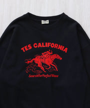 TES 2026 HORSE RIDE FLOCKY CN CN SWEAT / クルーネックスウェット