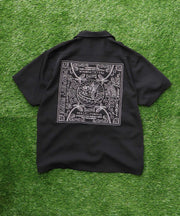 《5月上旬お届け予定》	TES BANDANA EMB SHIRT / 半袖シャツ