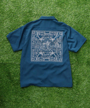 《5月上旬お届け予定》	TES BANDANA EMB SHIRT / 半袖シャツ