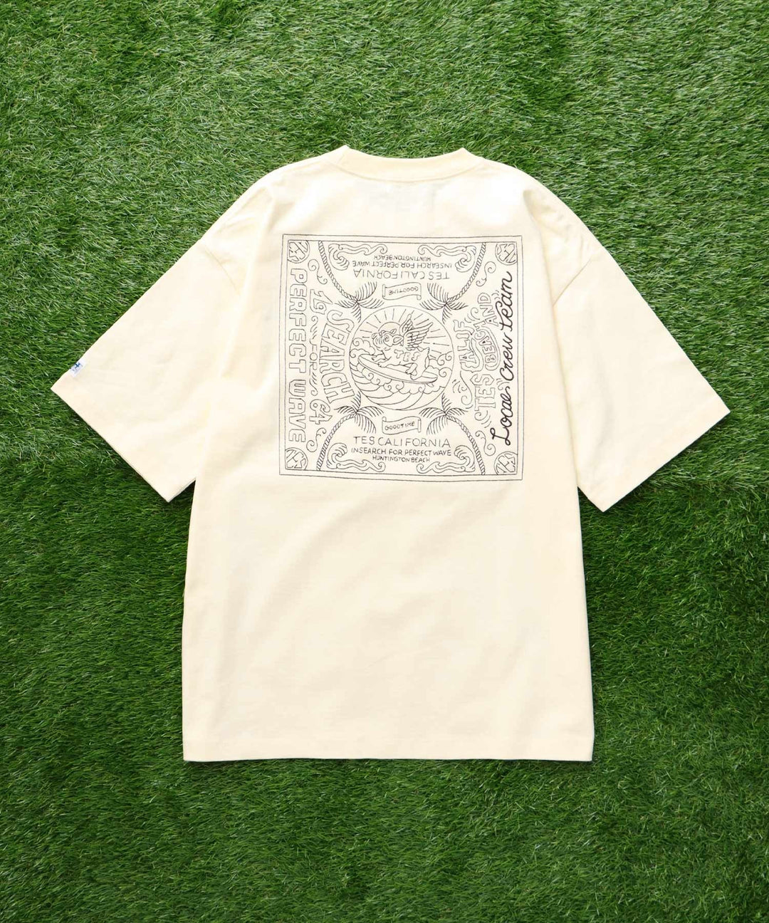 2026 TES BANDANA BIG T ビッグシルエットTシャツ TES BANDANA EMB BIG T-SHIRT / ビッグシルエットTシャツ – TES | THE