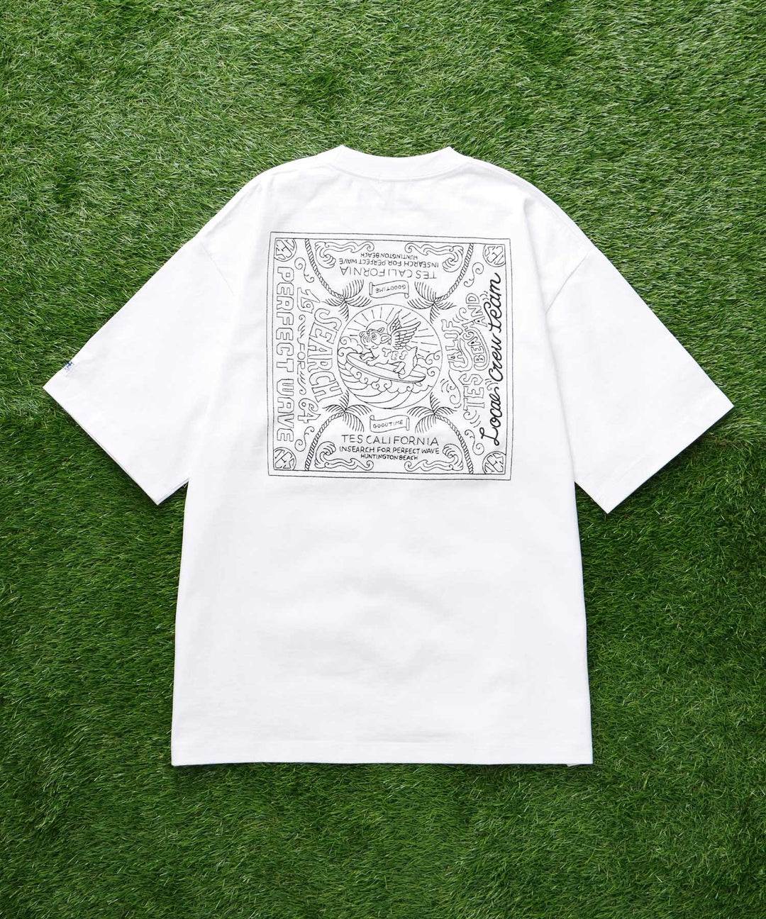 TES BANDANA EMB BIG T-SHIRT / ビッグシルエットTシャツ – TES | THE
