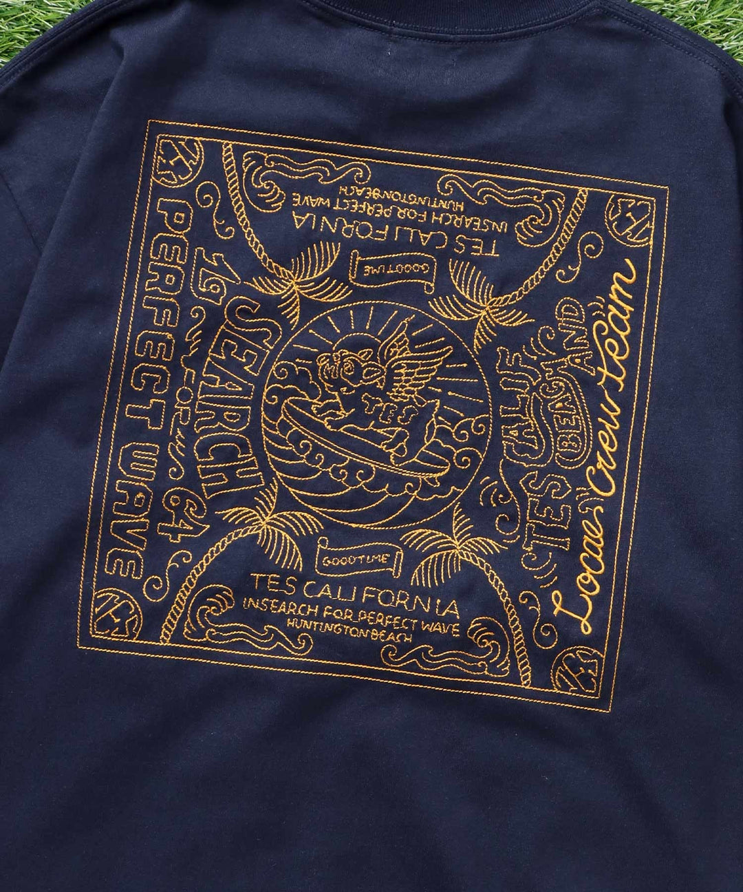 TES BANDANA EMB BIG T-SHIRT / ビッグシルエットTシャツ – TES | THE