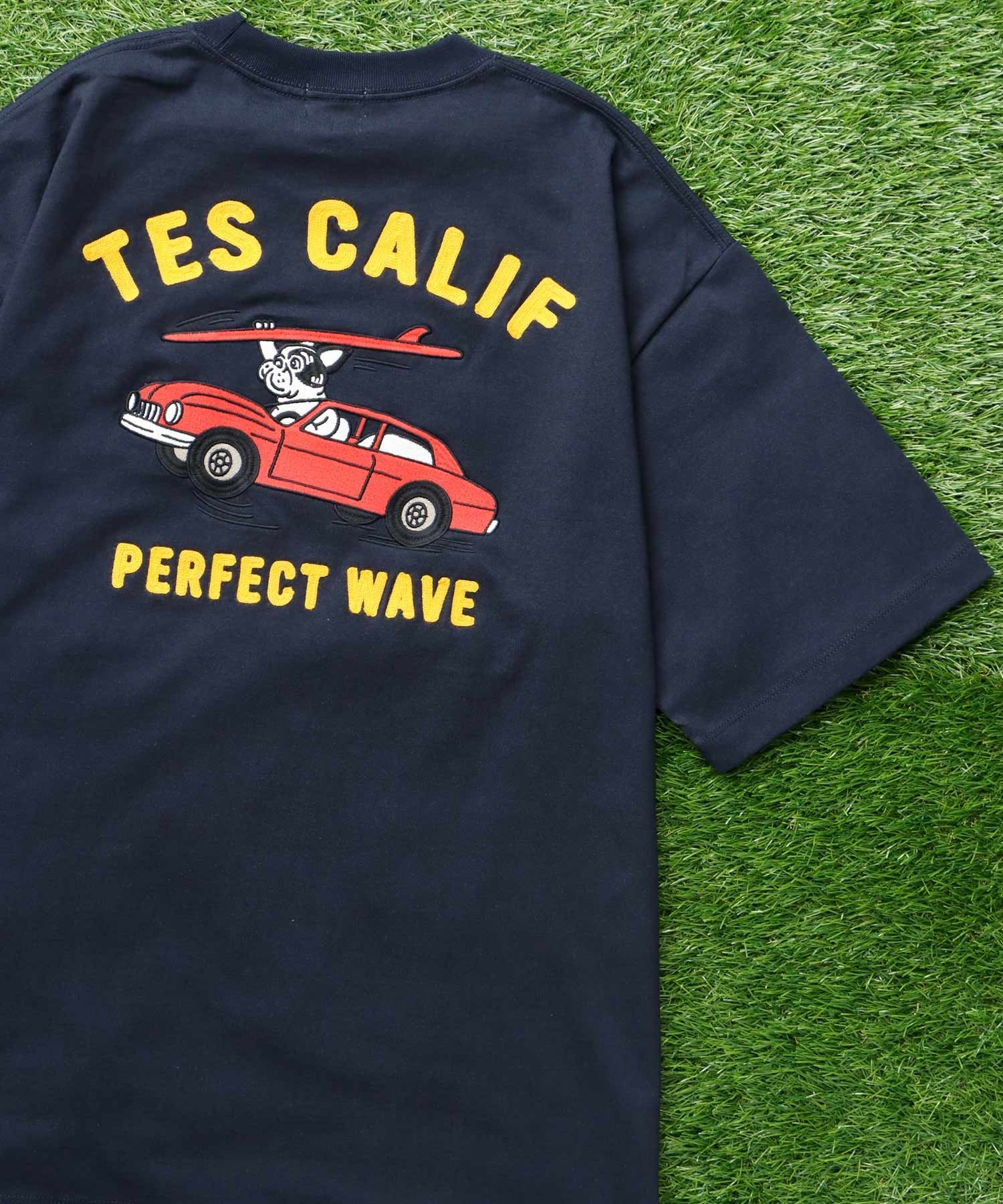 TES VINTAGE CAR EMB BIG T-SHIRT / ビッグシルエットTシャツ – TES