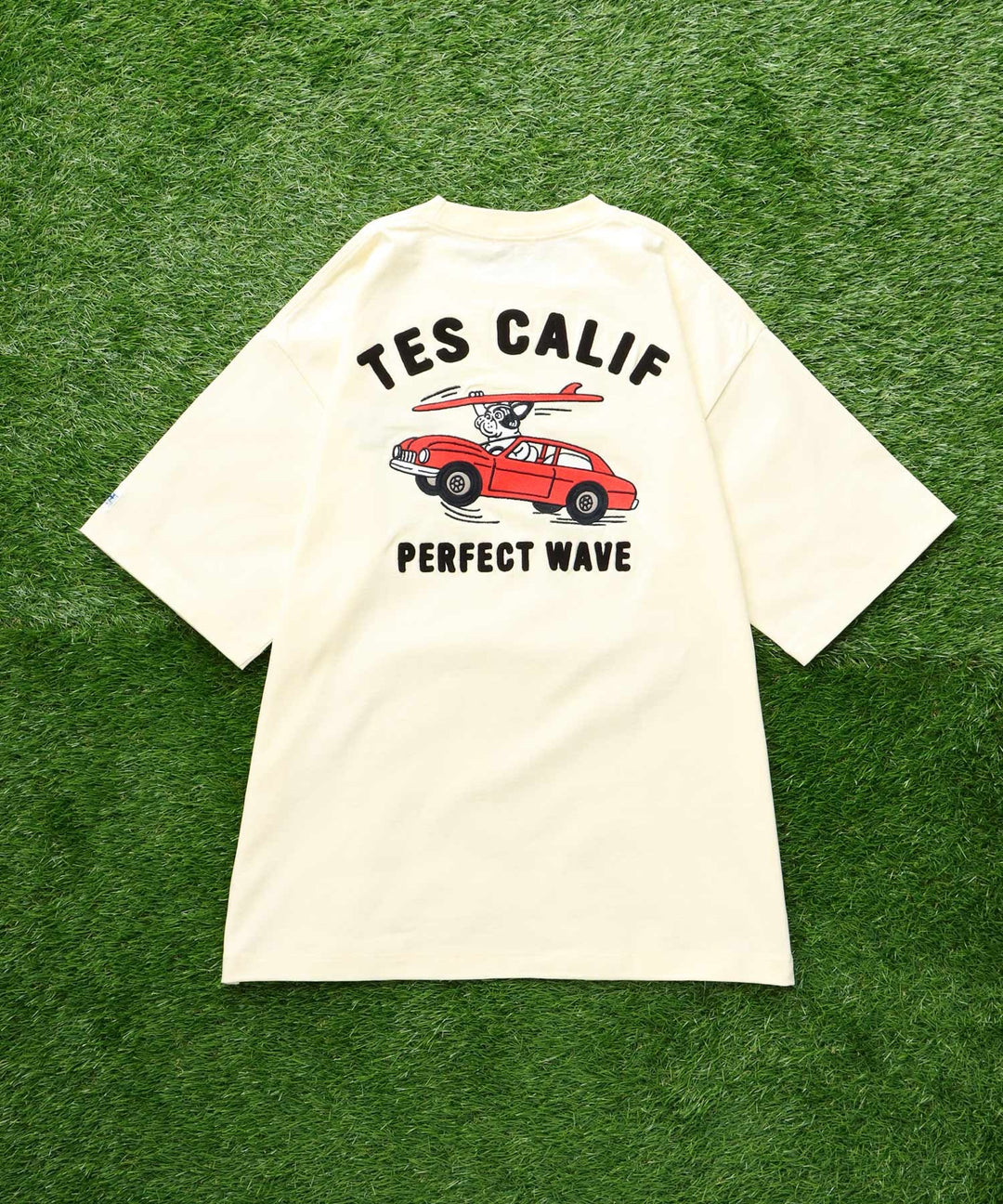TES VINTAGE CAR EMB BIG T-SHIRT / ビッグシルエットTシャツ – TES