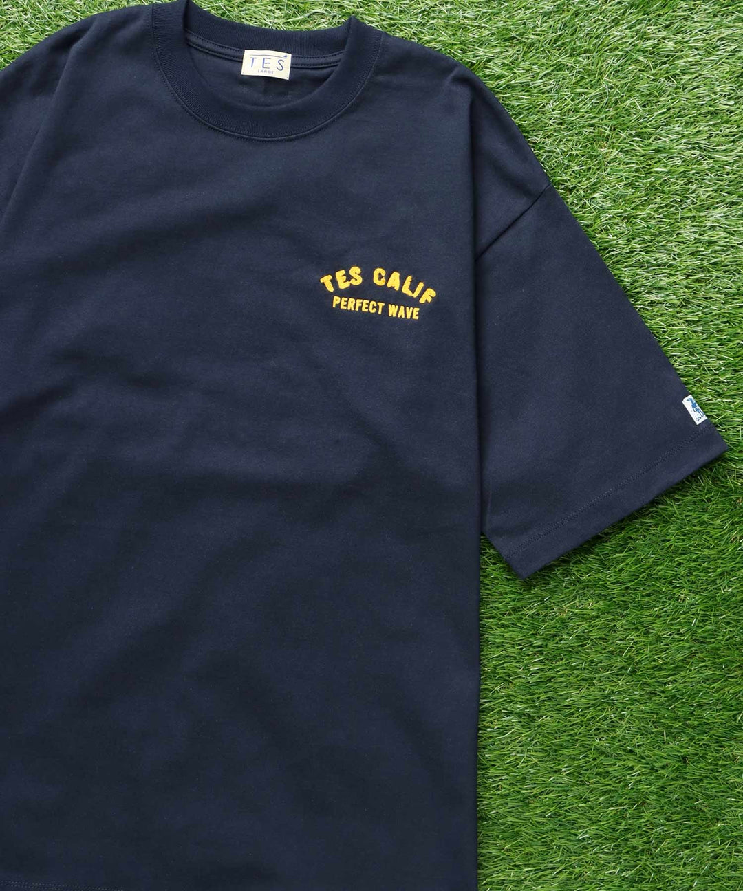 エンドレスサマー　　TES  半袖Tシャツ　　ビックシルエット　　青 楽天市場】TES Tシャツ TES メンズ エンドレスサマー Tシャツ The