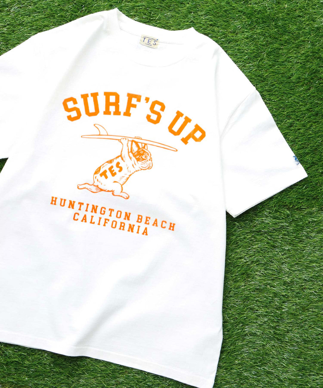 【値下げ】25最新作！TES SURFS UP FLOCKY TEE新品 TES SURFS UP FLOCKY T-SHIRT / Tシャツ – TES | THE ENDLESS SUMMER