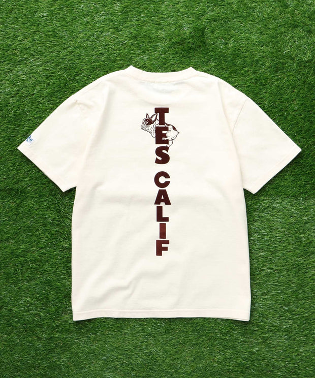 《5月上旬お届け予定》TES CAL FLOCK T-SHIRT / Tシャツ