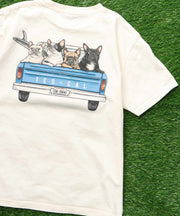 《5月上旬お届け予定》TES 4BUHI SURF TRUCK T-SHIRT / Tシャツ