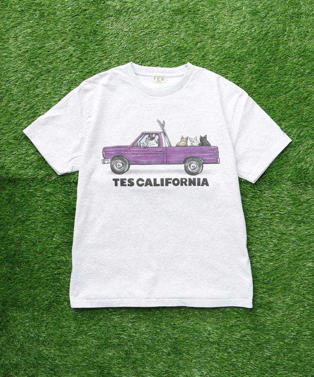 《5月上旬お届け予定》TES 4BUHI SURF TRUCK T-SHIRT / Tシャツ