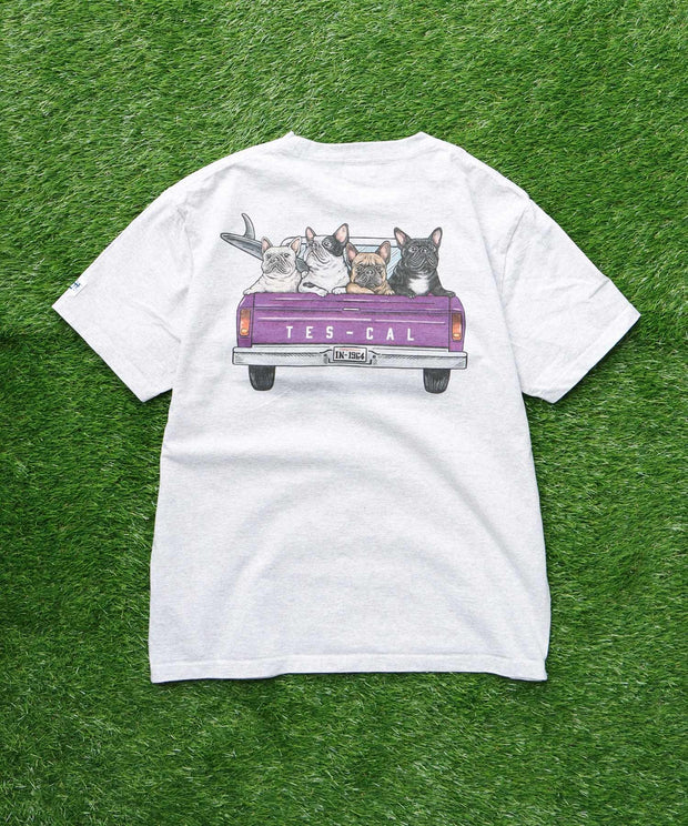 《5月上旬お届け予定》TES 4BUHI SURF TRUCK T-SHIRT / Tシャツ