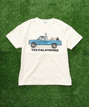 《5月上旬お届け予定》TES 4BUHI SURF TRUCK T-SHIRT / Tシャツ