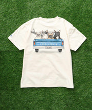 《5月上旬お届け予定》TES 4BUHI SURF TRUCK T-SHIRT / Tシャツ