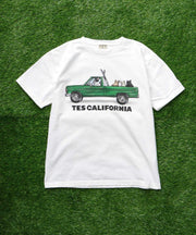 《5月上旬お届け予定》TES 4BUHI SURF TRUCK T-SHIRT / Tシャツ